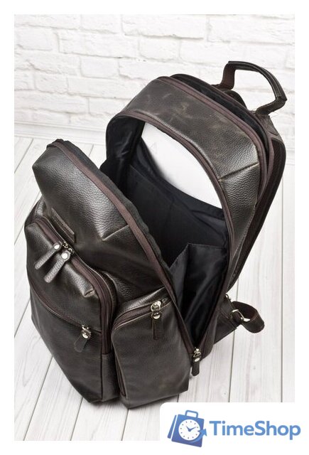 Городской рюкзак Carlo Gattini Sinfonica Bertario 3102-04 (темно-коричневый) - Изображение №7 — Интернет-магазин Time-Shop