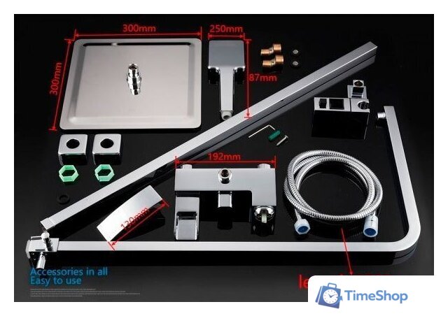 Душевая система  Gappo G2407-20 - Изображение №4 — Интернет-магазин Time-Shop