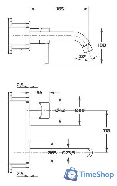 Смеситель Maxonor Pure Life PL7387-16 - Изображение №4 — Интернет-магазин Time-Shop