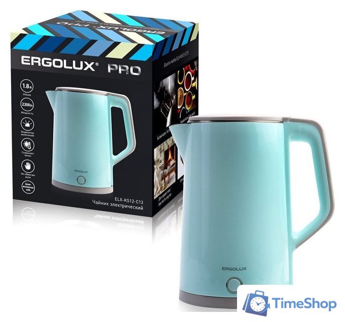 Электрический чайник Ergolux Pro ELX-KS12-C13 - Изображение №1 — Интернет-магазин Time-Shop