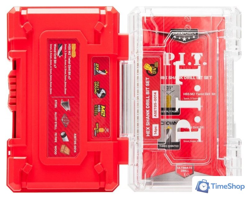 Набор сверл P.I.T. ASET05-0014 - Изображение №5 — Интернет-магазин Time-Shop