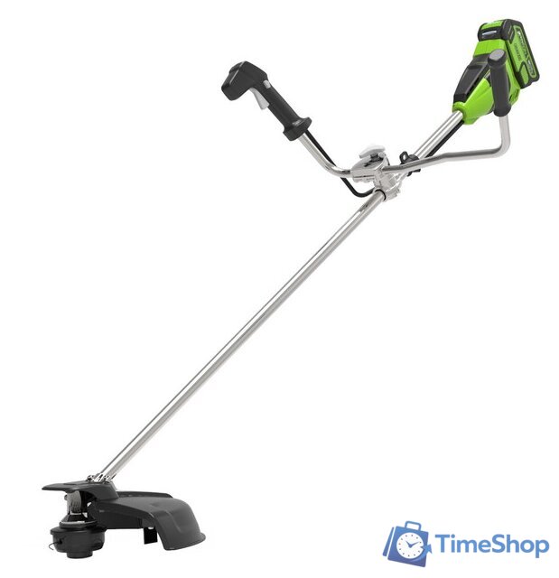 Триммер Greenworks GD40BCBK4 2105707UB (с 1-им АКБ 4 Ач) - Изображение №1 — Интернет-магазин Time-Shop