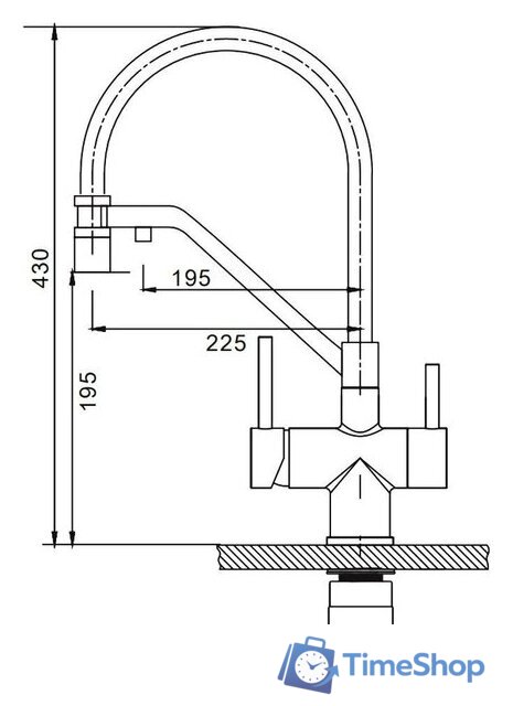 Смеситель Splenka S70.62.06 - Изображение №3 — Интернет-магазин Time-Shop