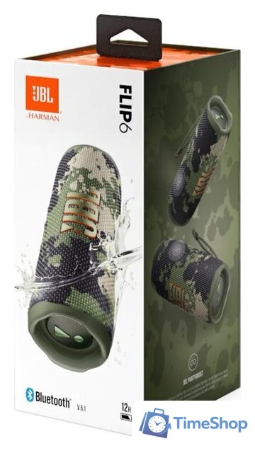 Беспроводная колонка JBL Flip 6 (камуфляж) - Изображение №9 — Интернет-магазин Time-Shop