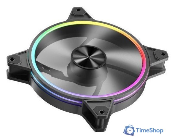 Вентилятор для корпуса 1stPlayer FO7R-14 ARGB (черный) - Изображение №2 — Интернет-магазин Time-Shop