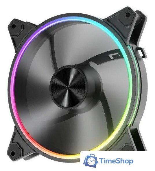 Вентилятор для корпуса 1stPlayer FO7R-14 ARGB (черный) - Изображение №1 — Интернет-магазин Time-Shop