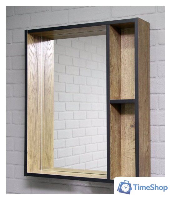  Домино Шкаф с зеркалом для ванной Alfa 60 DA6103HZ (левый/правый) - Изображение №4 — Интернет-магазин Time-Shop