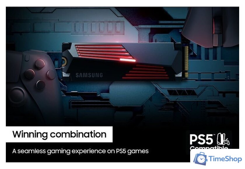 SSD Samsung 990 Pro с радиатором 2TB MZ-V9P2T0GW - Изображение №3 — Интернет-магазин Time-Shop