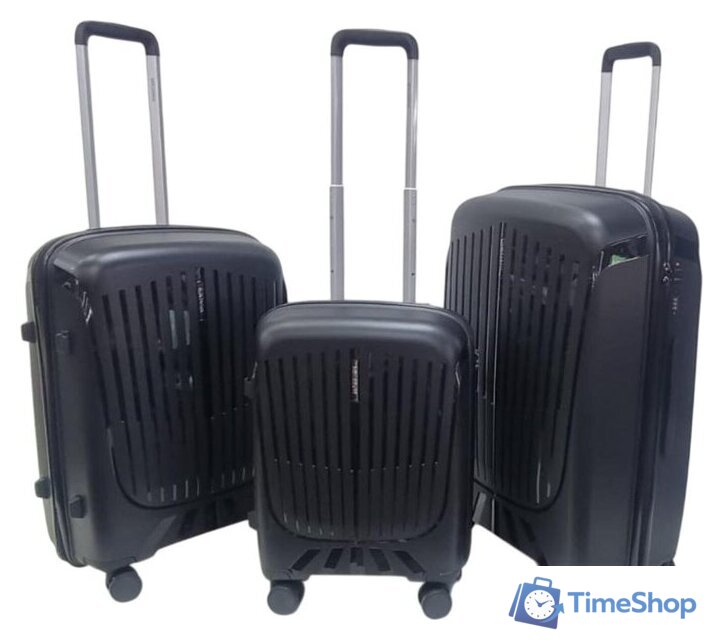 Чемодан-спиннер Mironpan 23107 (L, черный) - Изображение №5 — Интернет-магазин Time-Shop