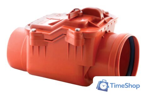Фитинг РосТурПласт Клапан обратный для наружной канализации 110 - Изображение №1 — Интернет-магазин Time-Shop