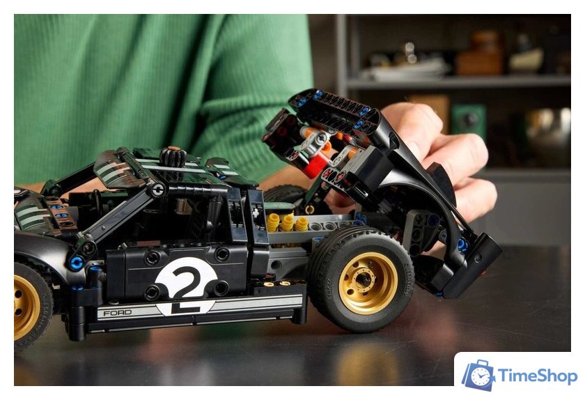Конструктор LEGO Technic 42223 Гоночный автомобиль Ford GT40 MKII 1966 - Изображение №11 — Интернет-магазин Time-Shop
