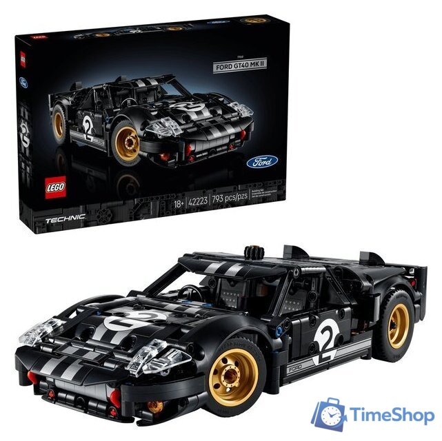 Конструктор LEGO Technic 42223 Гоночный автомобиль Ford GT40 MKII 1966 - Изображение №1 — Интернет-магазин Time-Shop