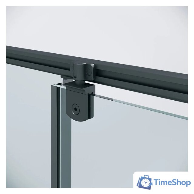 Душевая дверь Niagara Nova NG-35-12AGR 120х195 (графит/прозрачное стекло) - Изображение №6 — Интернет-магазин Time-Shop