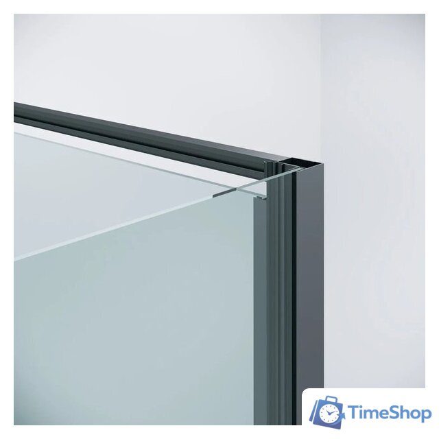 Душевая дверь Niagara Nova NG-35-12AGR 120х195 (графит/прозрачное стекло) - Изображение №4 — Интернет-магазин Time-Shop