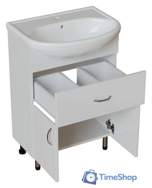  Mixline Тумба с умывальником Мистраль-60 555210 + Уют 60 - Изображение №3 — Интернет-магазин Time-Shop