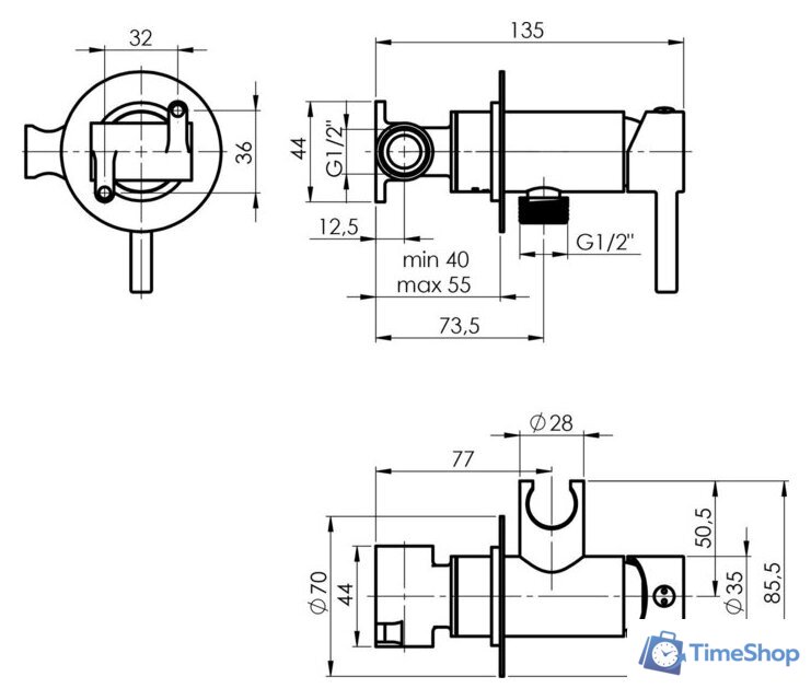 Гигиенический душ Rubineta Ultra - Изображение №2 — Интернет-магазин Time-Shop
