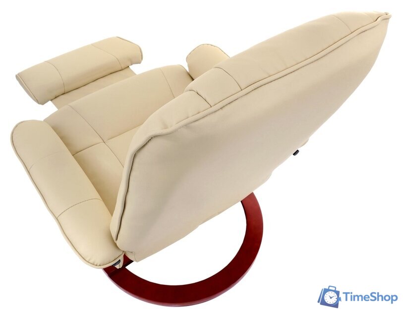 Массажное кресло Calviano 2160 (экокожа, бежевый) - Изображение №5 — Интернет-магазин Time-Shop