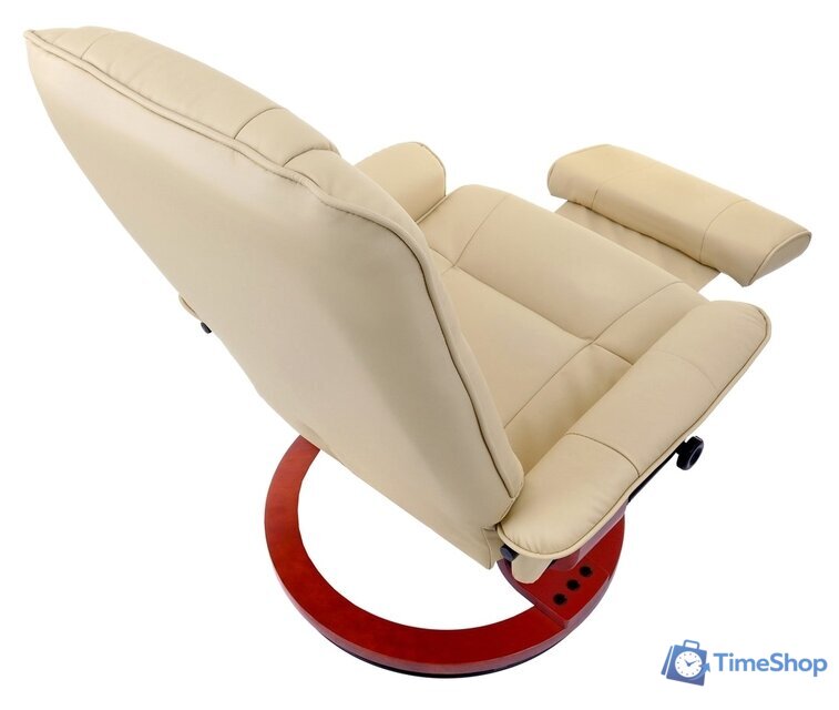 Массажное кресло Calviano 2160 (экокожа, бежевый) - Изображение №4 — Интернет-магазин Time-Shop