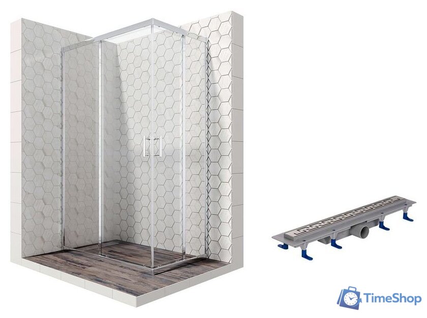 Душевой уголок Ambassador Set 14011101-ST6 - Изображение №1 — Интернет-магазин Time-Shop