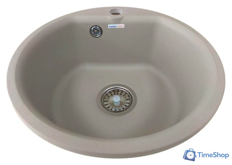 Кухонная мойка GranFest SMART GF-SM435 (песочный) - Изображение №1 — Интернет-магазин Time-Shop