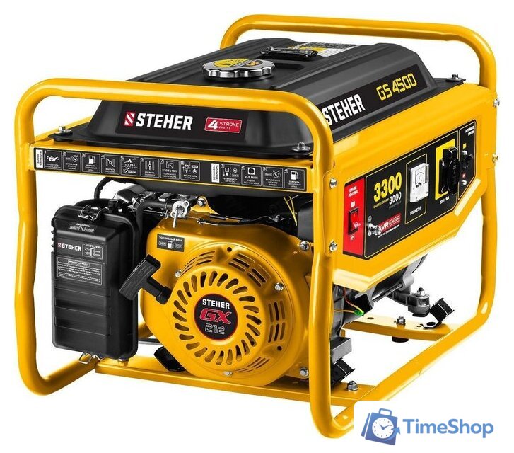 Бензиновый генератор Steher GS-4500 - Изображение №2 — Интернет-магазин Time-Shop