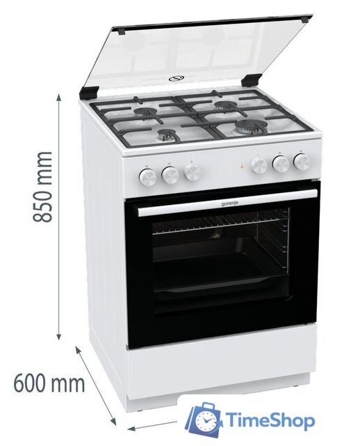 Кухонная плита Gorenje GK6A20WF - Изображение №8 — Интернет-магазин Time-Shop