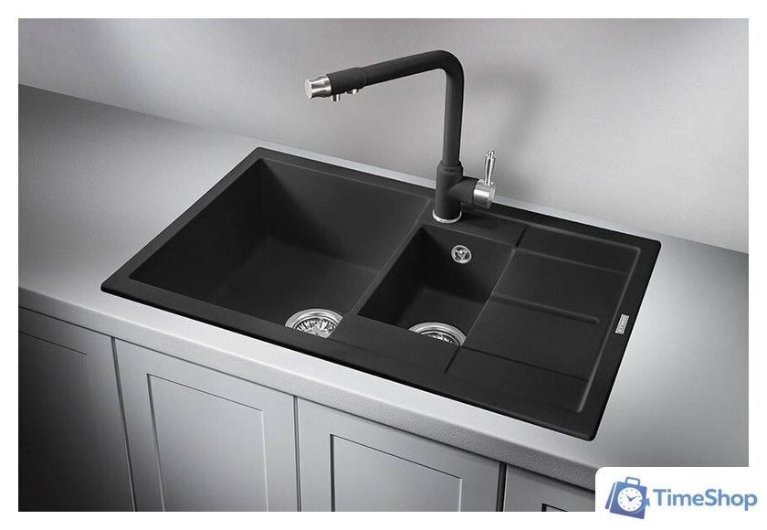 Кухонная мойка Granula GR-7802 (турмалин) - Изображение №3 — Интернет-магазин Time-Shop