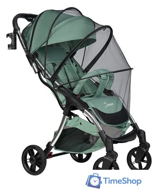 Коляска прогулочная «книга» Farfello Sunrise FS-005 (мятный/серебристый) - Изображение №6 — Интернет-магазин Time-Shop