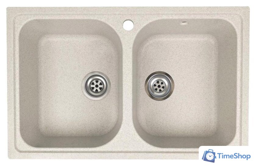 Кухонная мойка Granrus GR-785 W (песочный) - Изображение №1 — Интернет-магазин Time-Shop