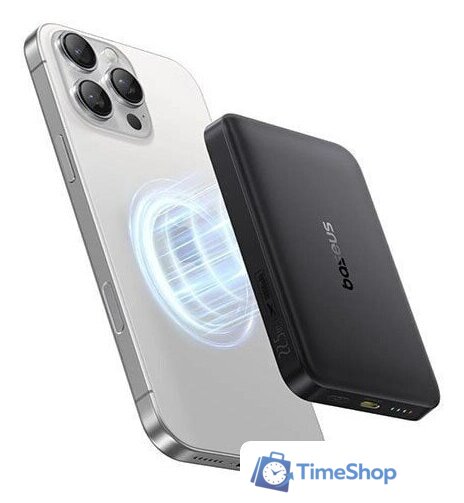 Внешний аккумулятор Baseus EnerFill FM12 Qi2 Magnetic Power Bank 22.5W 10000mAh (черный) - Изображение №2 — Интернет-магазин Time-Shop