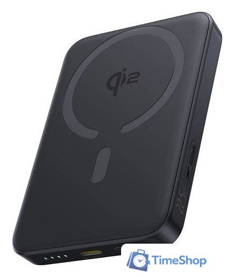 Внешний аккумулятор Baseus EnerFill FM12 Qi2 Magnetic Power Bank 22.5W 10000mAh (черный) - Изображение №1 — Интернет-магазин Time-Shop