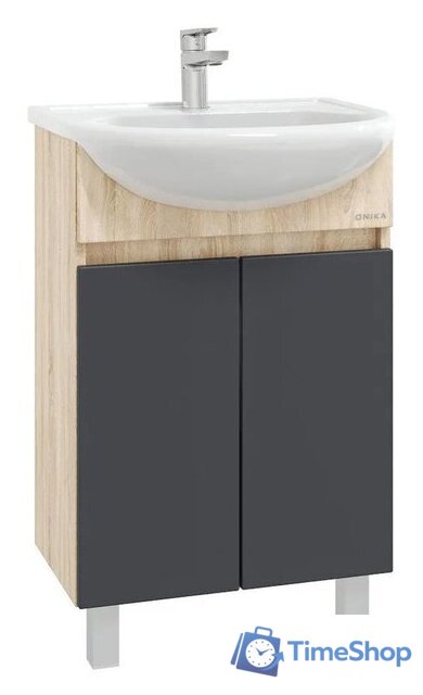  Onika Тумба под умывальник Милтон 60 106147 - Изображение №1 — Интернет-магазин Time-Shop