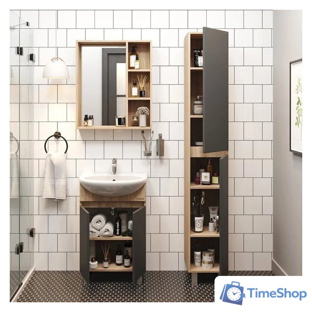  Onika Тумба под умывальник Милтон 60 106147 - Изображение №5 — Интернет-магазин Time-Shop