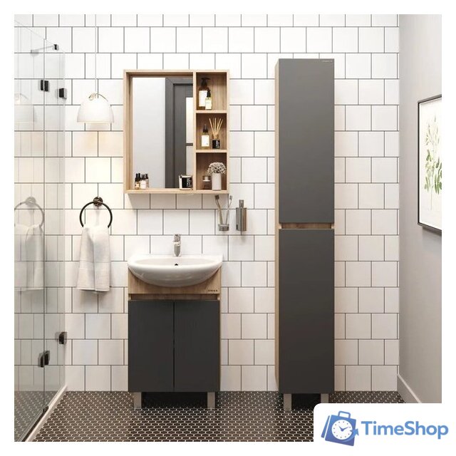  Onika Тумба под умывальник Милтон 60 106147 - Изображение №3 — Интернет-магазин Time-Shop