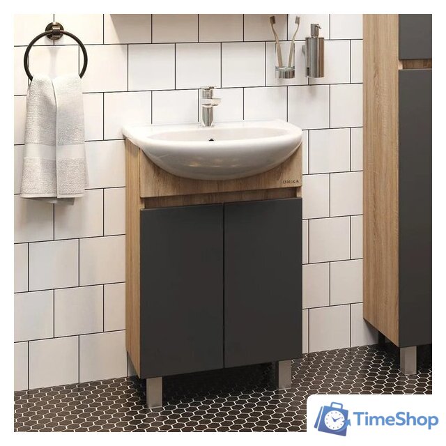  Onika Тумба под умывальник Милтон 60 106147 - Изображение №2 — Интернет-магазин Time-Shop