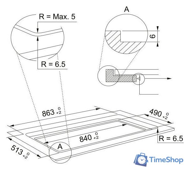 Варочная панель Franke Mythos FMY 906 I FP BK 108.0675.431 - Изображение №8 — Интернет-магазин Time-Shop