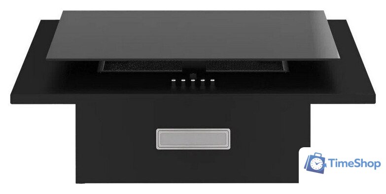 Кухонная вытяжка Elikor Коралл 60П-430-К3Д 266401 (черный/черное стекло) - Изображение №4 — Интернет-магазин Time-Shop