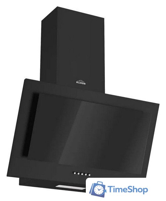 Кухонная вытяжка Elikor Коралл 60П-430-К3Д 266401 (черный/черное стекло) - Изображение №1 — Интернет-магазин Time-Shop