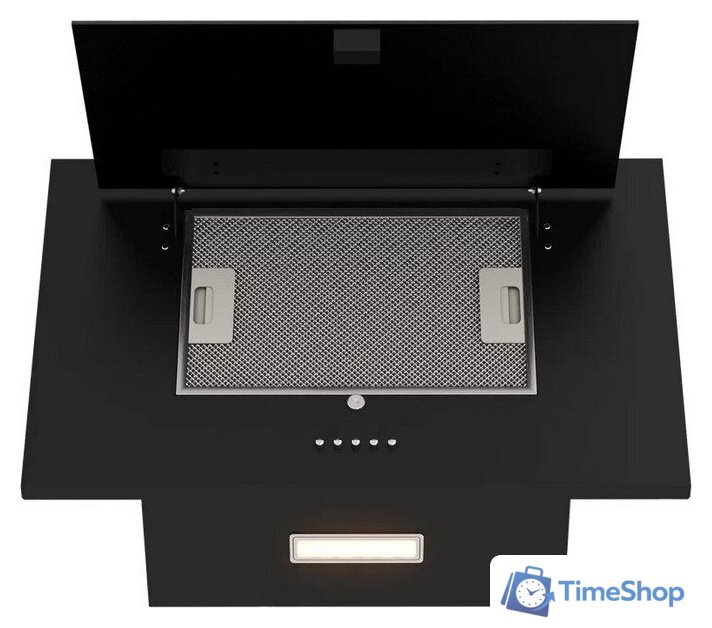 Кухонная вытяжка Elikor Коралл 60П-430-К3Д 266401 (черный/черное стекло) - Изображение №5 — Интернет-магазин Time-Shop
