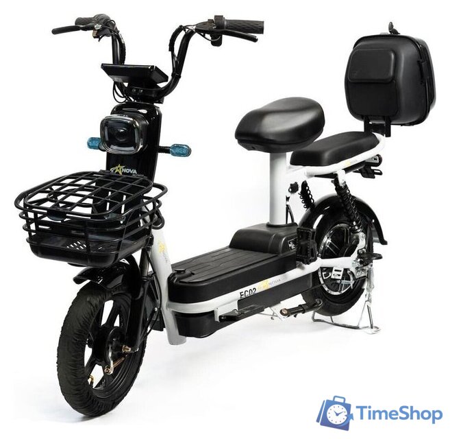 Электроскутер NOVA EC02 (графит, с кофром, без цепи) - Изображение №1 — Интернет-магазин Time-Shop