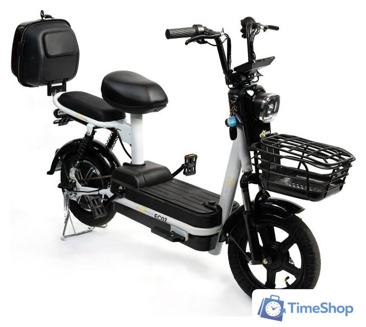 Электроскутер NOVA EC02 (графит, с кофром, без цепи) - Изображение №6 — Интернет-магазин Time-Shop