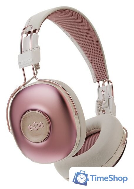 Наушники Marley Positive Vibration Frequency (белый/розовый) - Изображение №1 — Интернет-магазин Time-Shop