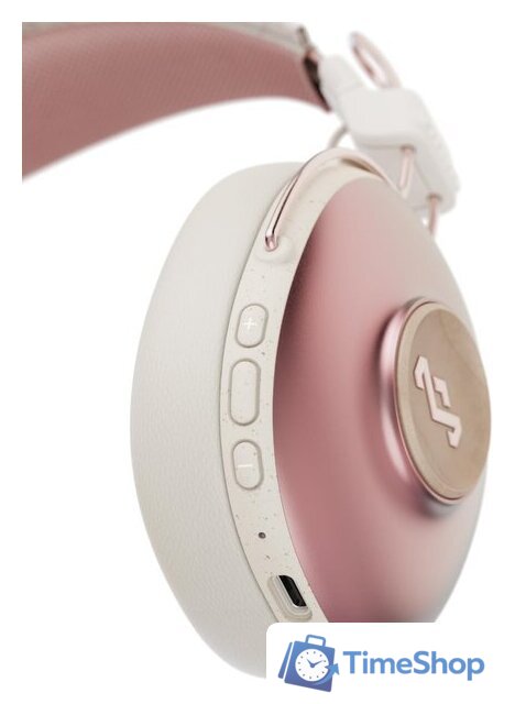 Наушники Marley Positive Vibration Frequency (белый/розовый) - Изображение №4 — Интернет-магазин Time-Shop