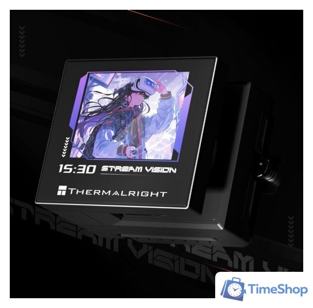 Система жидкостного охлаждения для процессора Thermalright Stream Vision 360 (черный) - Изображение №3 — Интернет-магазин Time-Shop