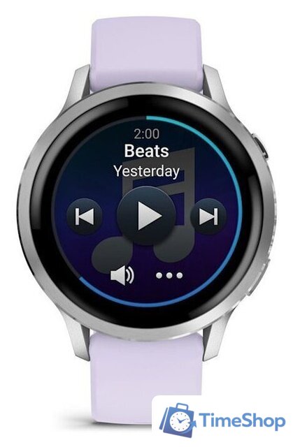 Умные часы Garmin Venu 4 41 мм (серебристый/сиреневый) - Изображение №4 — Интернет-магазин Time-Shop