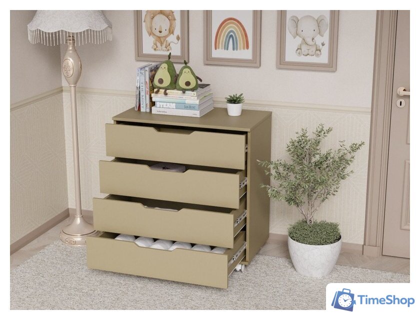 Детский комод Incanto Юг с органайзером 800/4 PK-0077/6/kЛ (кашемир) - Изображение №12 — Интернет-магазин Time-Shop