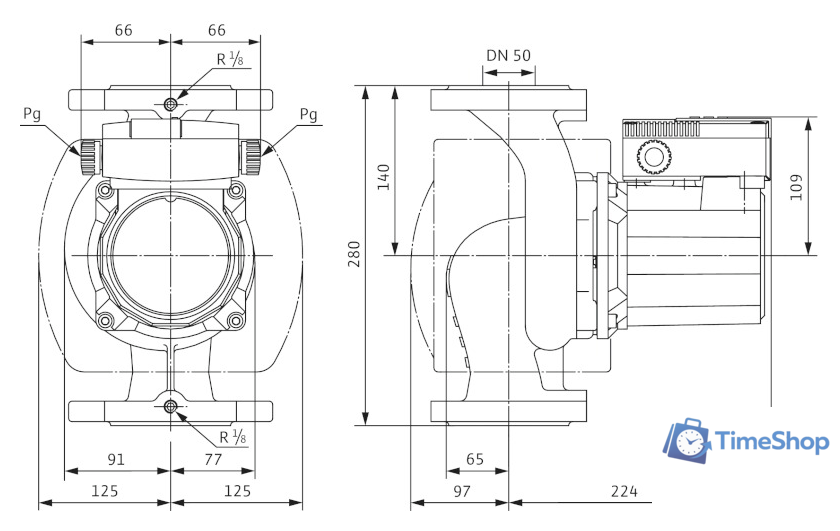 Циркуляционный насос Wilo TOP-Z 50/7 (3~400 V, PN 6/10, GG) - Изображение №3 — Интернет-магазин Time-Shop