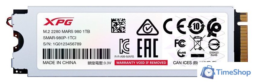 SSD ADATA XPG MARS 980 Pro 1TB SMAR-980P-1TCI - Изображение №6 — Интернет-магазин Time-Shop