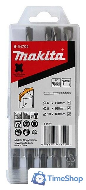 Набор буров Makita B-54704 (5 предметов) - Изображение №1 — Интернет-магазин Time-Shop