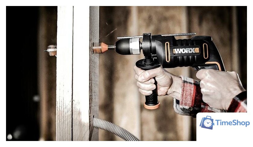 Ударная дрель Worx WX317.2 - Изображение №7 — Интернет-магазин Time-Shop